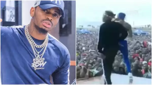 Tanzanian Musician, Diamond Platnumz Disappears As Stage Collapses